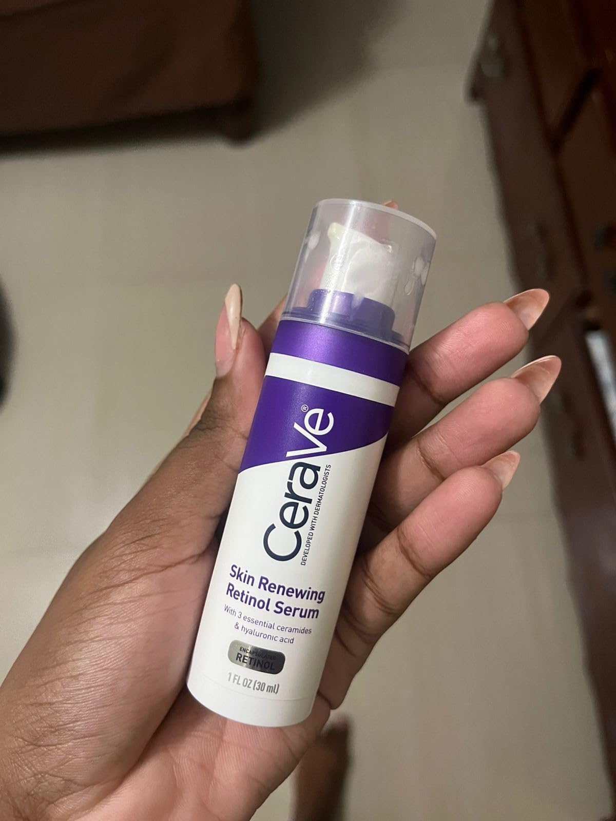 CeraVe Retinol Serum for Face with Niacinamide & Hyaluronic Acid customer photo 2