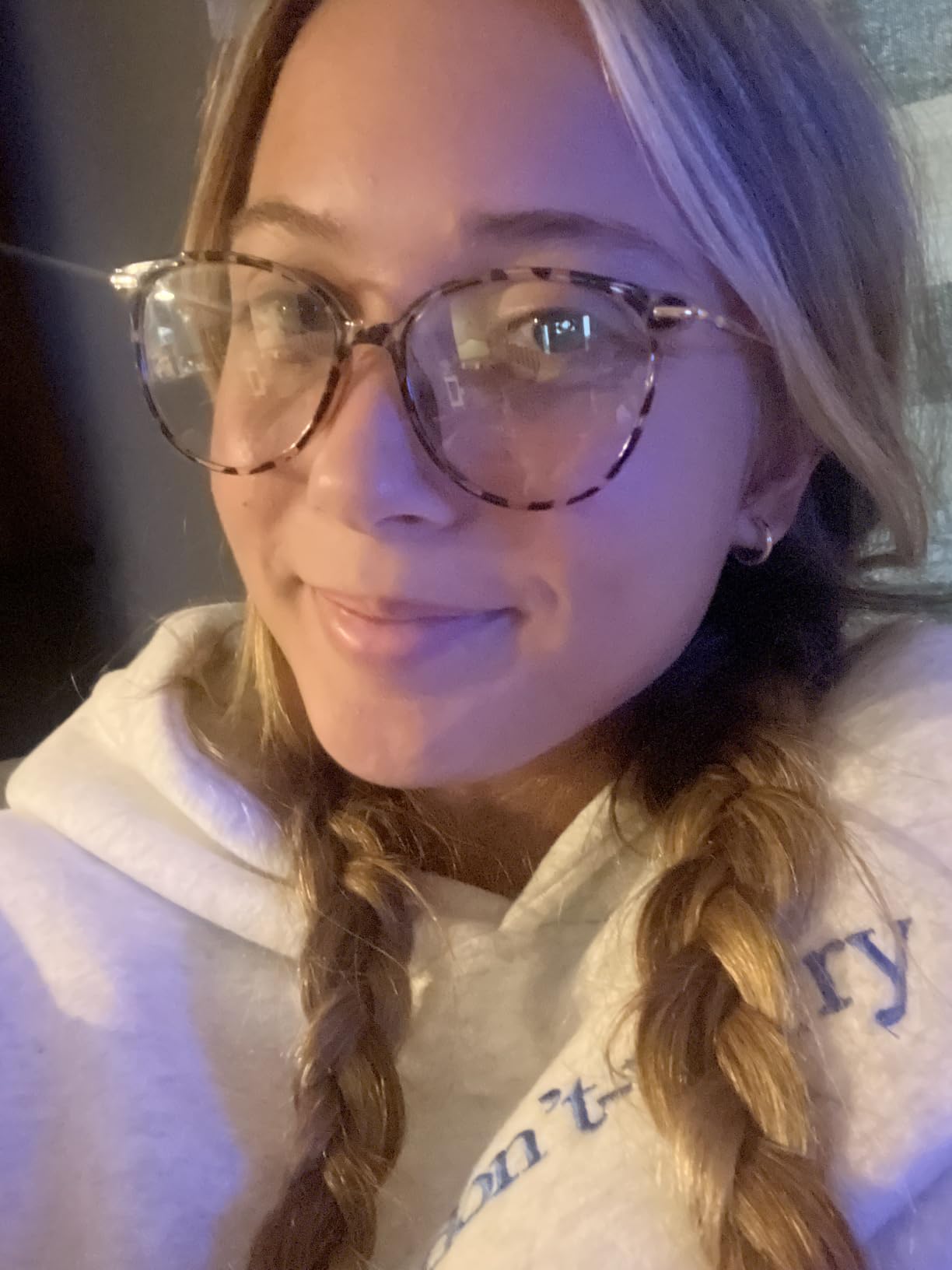 Gaoye Round Blue Light Blocking Glasses customer photo 2