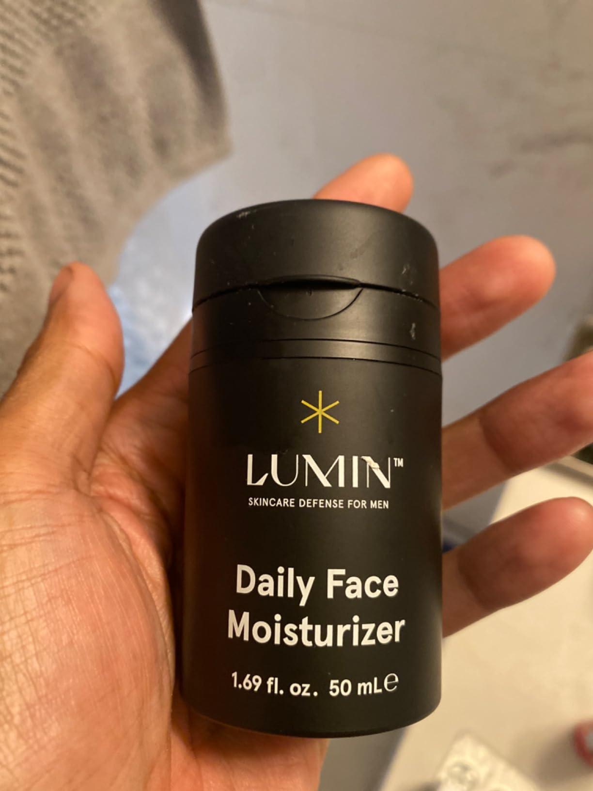 Lumin Daily Hydrating Face Moisturizer for Men | Niacinamide Cream 50ml customer photo 1
