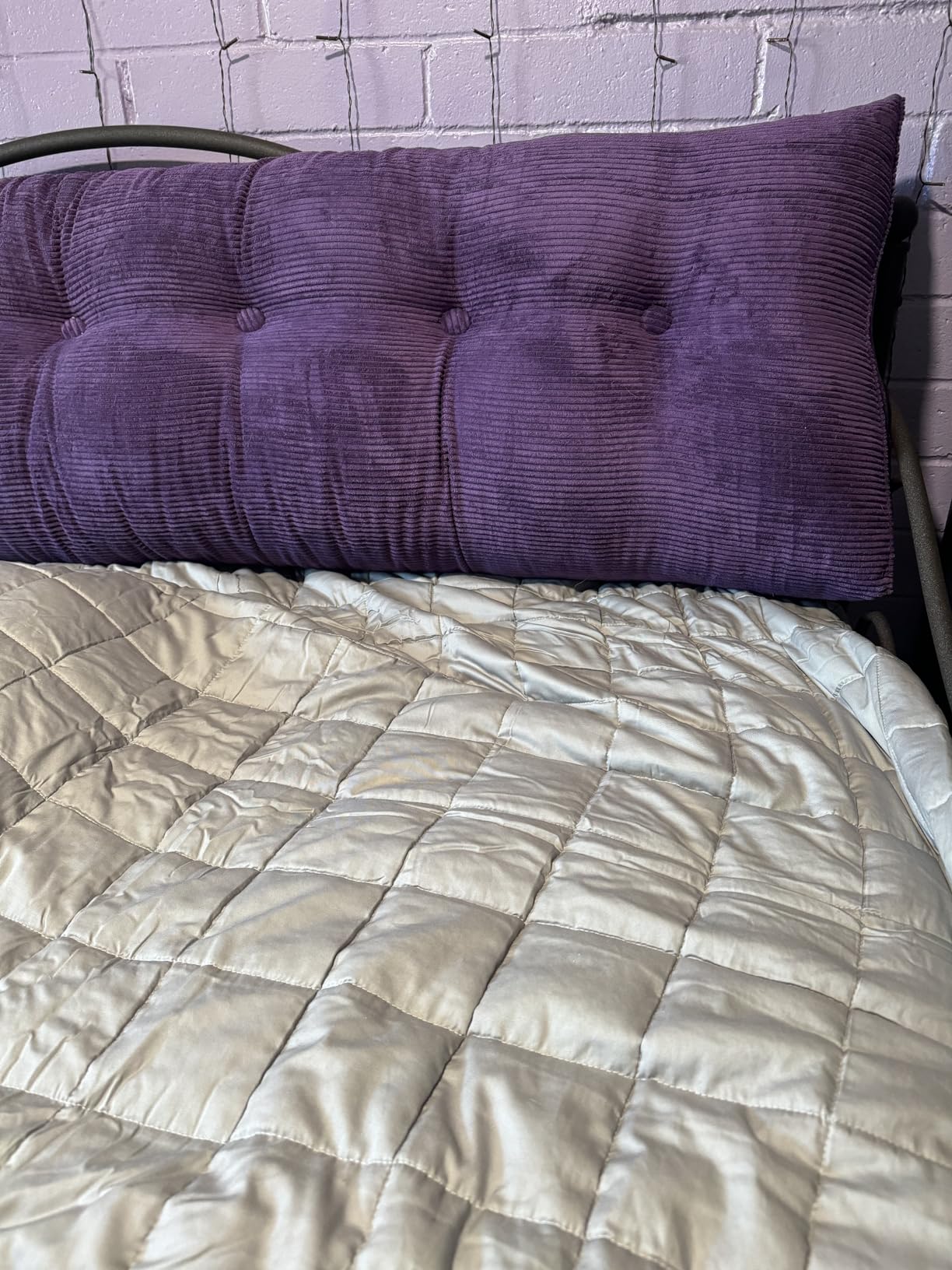 Bare Home Cotton Weighted Blanket (Light Grey, 48