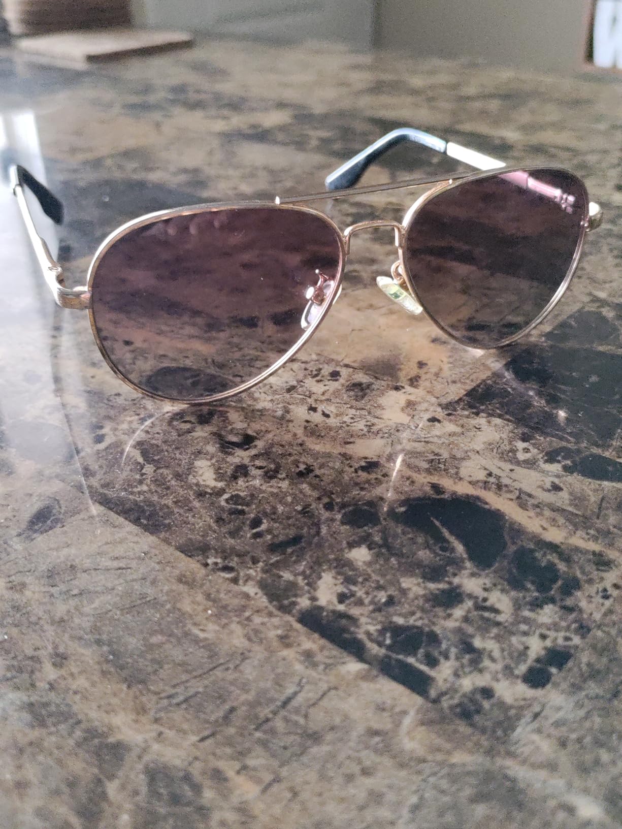 Gleyemor Polarized Aviator Sunglasses for Small Narrow Face Women and Men customer photo 2
