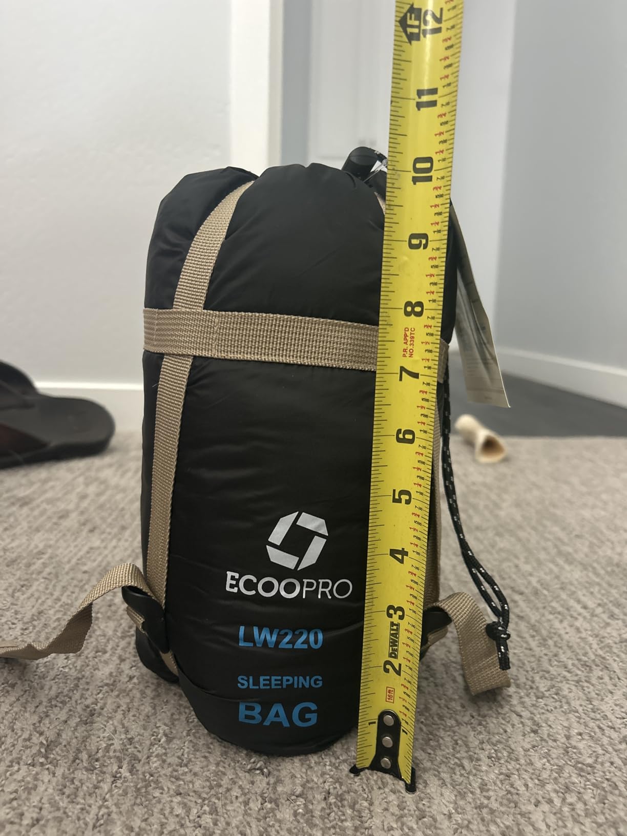 ECOOPRO Warm Weather Sleeping Bag - Portable, Waterproof, Compact Lightweight, Comfort with Compression Sack - Great for Outdoor Camping, Backpacking & Hiking-83 L x 30