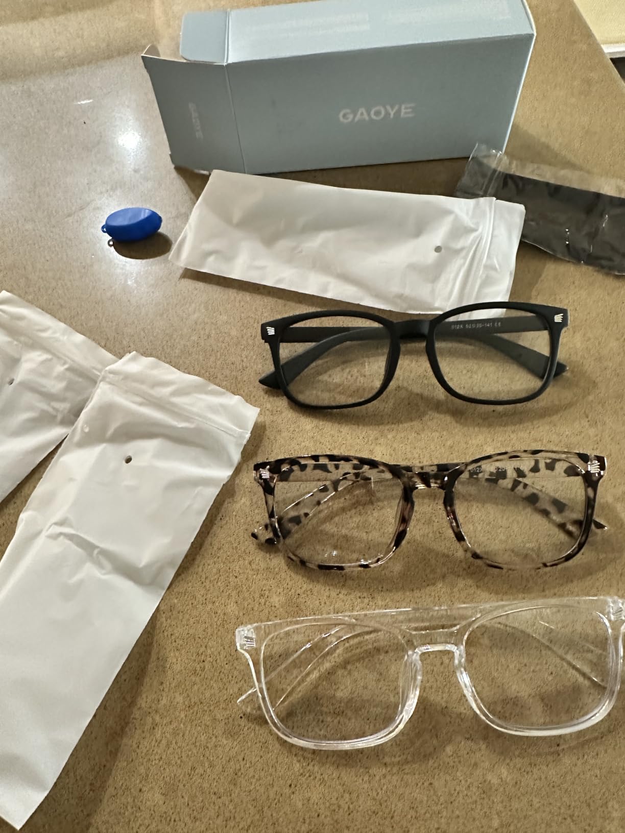 Gaoye Blue Light Glasses for Women - 3 Pack customer photo 2