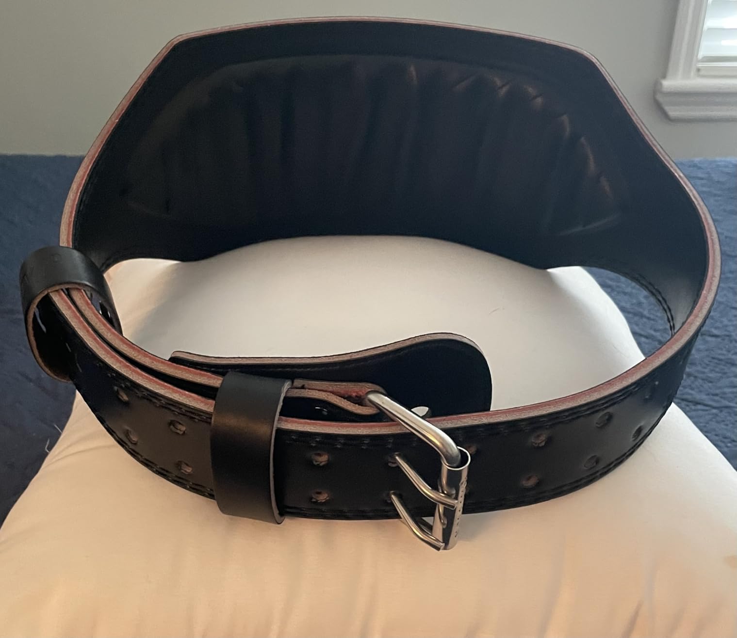 Genuine Leather Weight Lifting Belt for Men Gym Weight Belt Lumbar Back Support Powerlifting Weightlifting Heavy Duty Workout Training Strength Training Equipment customer photo 2
