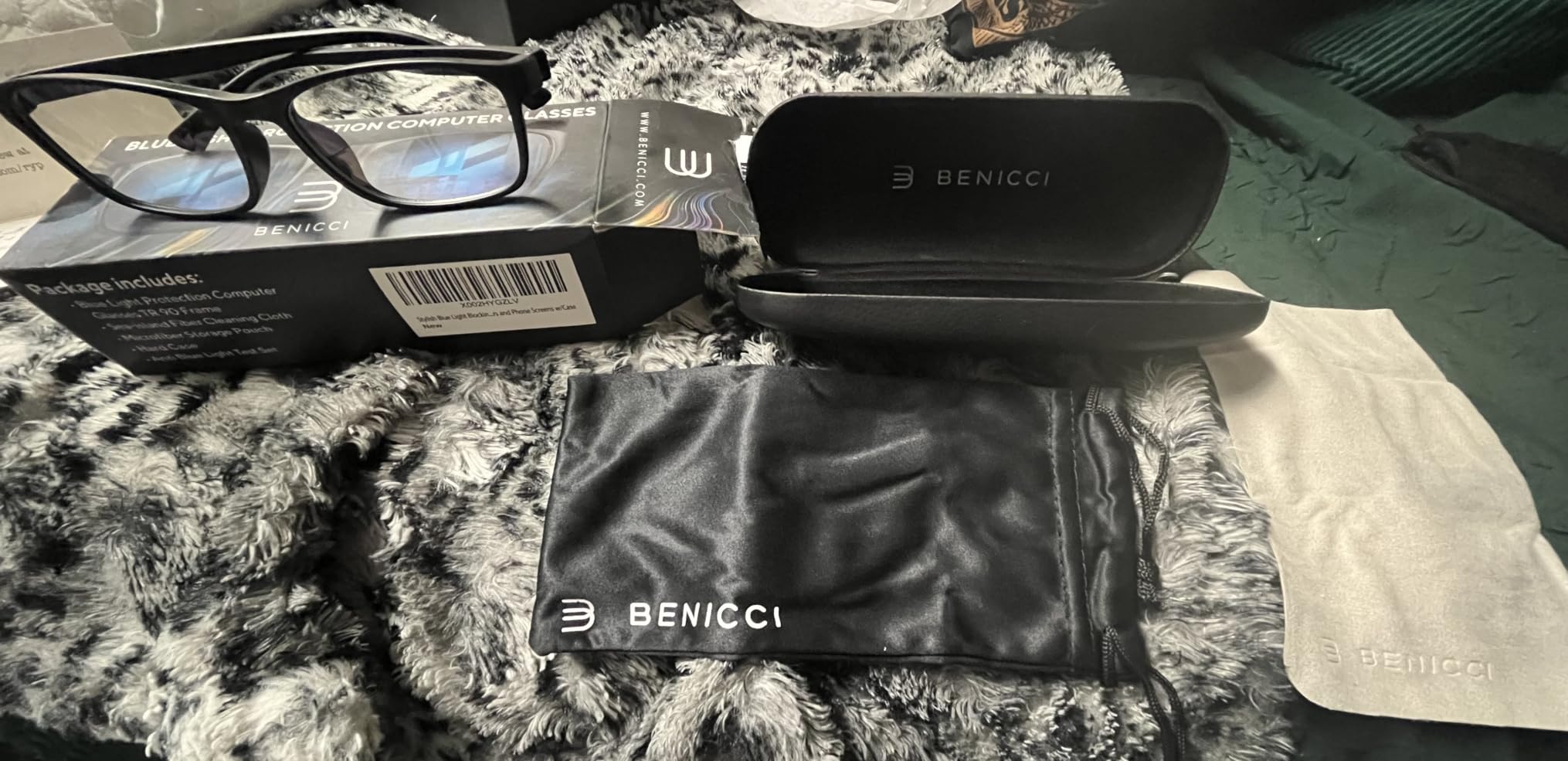Benicci Stylish Blue Light Blocking Computer Glasses for Men and Women customer photo 2