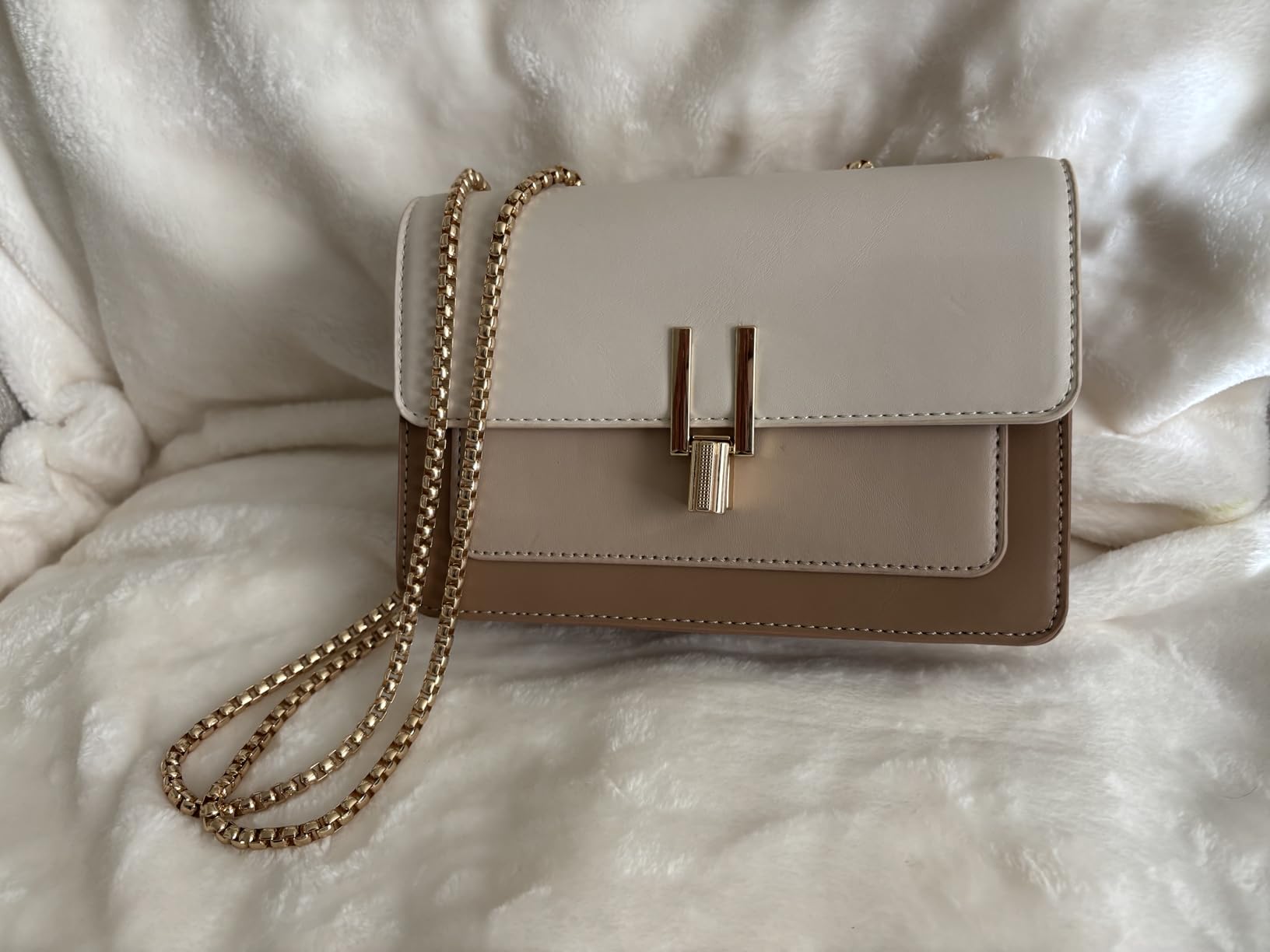 Color-Block Crossbody Bags for Women Purses Designer Handbags Shoulder Bag customer photo 1