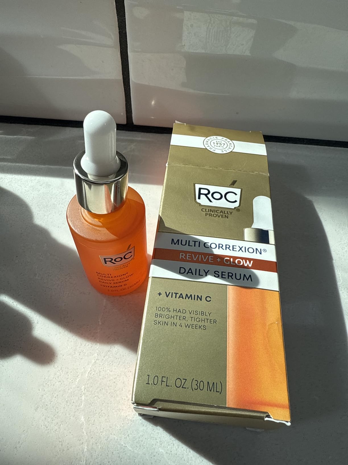 RoC Vitamin C Serum for Face Multi Correxion Revive + Glow, 10% Active, 1oz customer photo 1