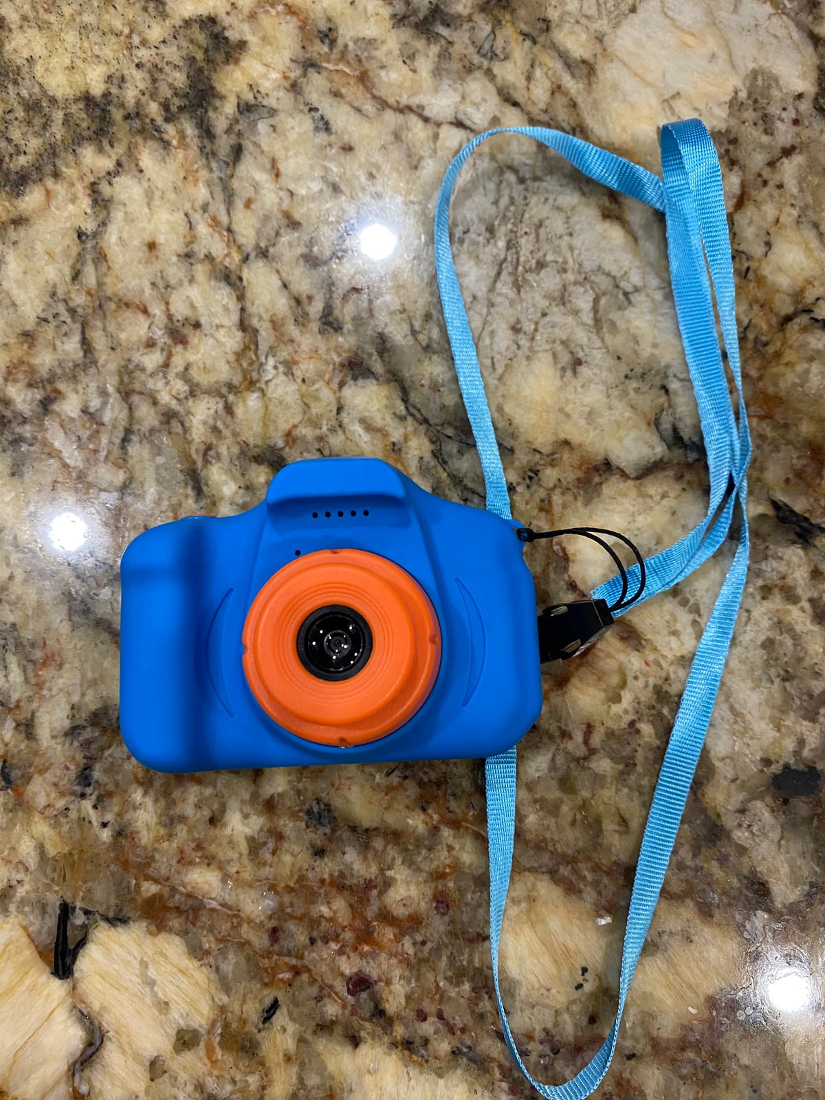 Seckton Upgraded Kids Selfie Camera, HD Digital Video Camera-Navy Blue customer photo 2