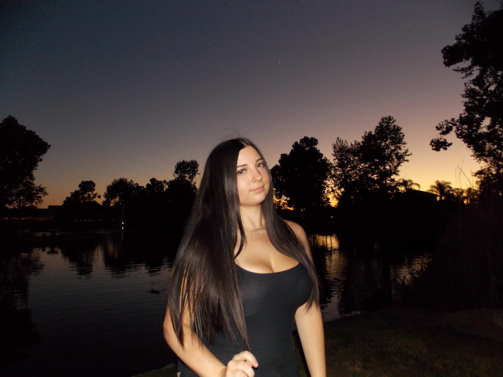 PAVOI Initial Necklace for Women, 14K Gold Plated Cubic Zirconia Pendant customer photo 1