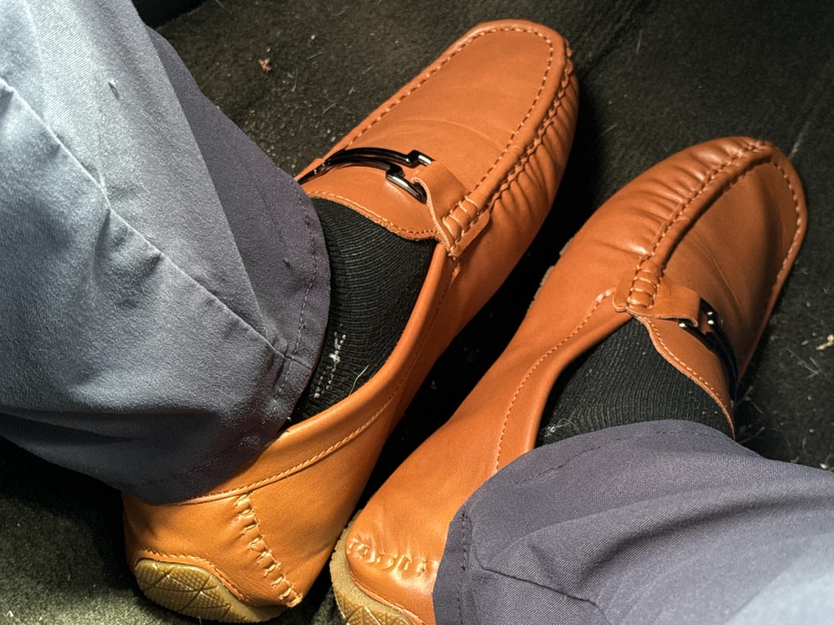 Jousen Men's Penny Loafers Casual Driving Slip On Shoes customer photo 1