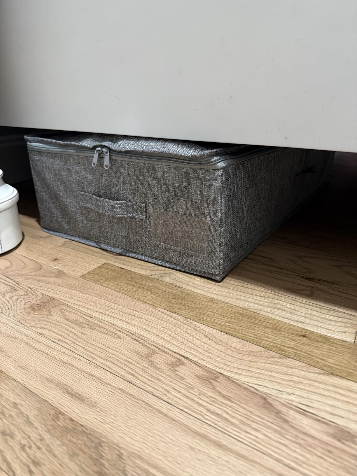punemi 6.7 in Tall Sturdy Under Bed Storage Containers with Lid, 2Pack,Gray customer photo 2