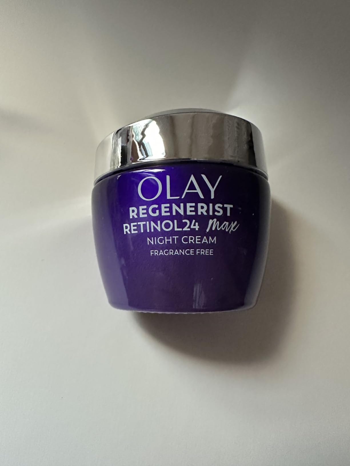 Olay Retinol Night Cream for Women, MAX, Anti-Aging Face Mousturizer, Fragrance-Free, Non Greasy - Anti-Wrinkle, Smooth Fine Lines, Hydrating Skin Care - Triple Collagen Cream, Niacinamide, 1.7oz customer photo 2