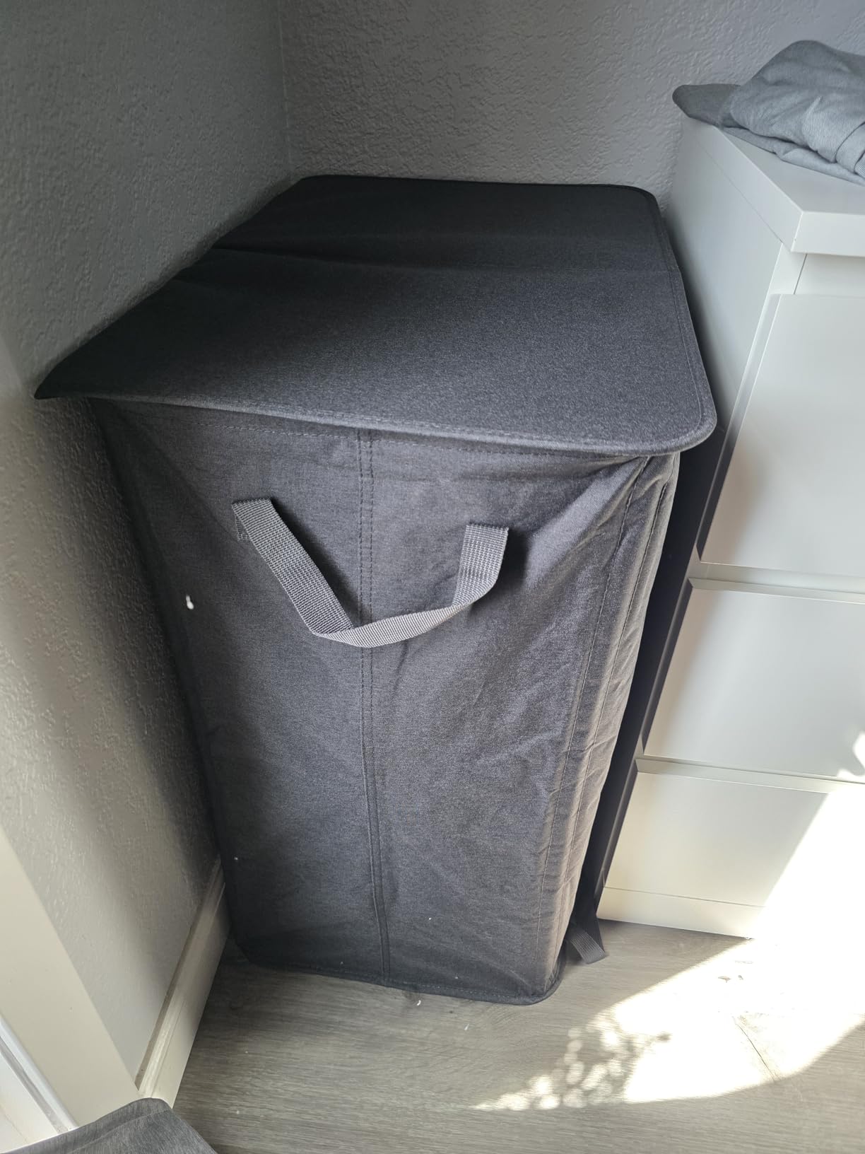 Lifewit Double Laundry Hamper with Lid, Removable Laundry Bags, Black customer photo 1