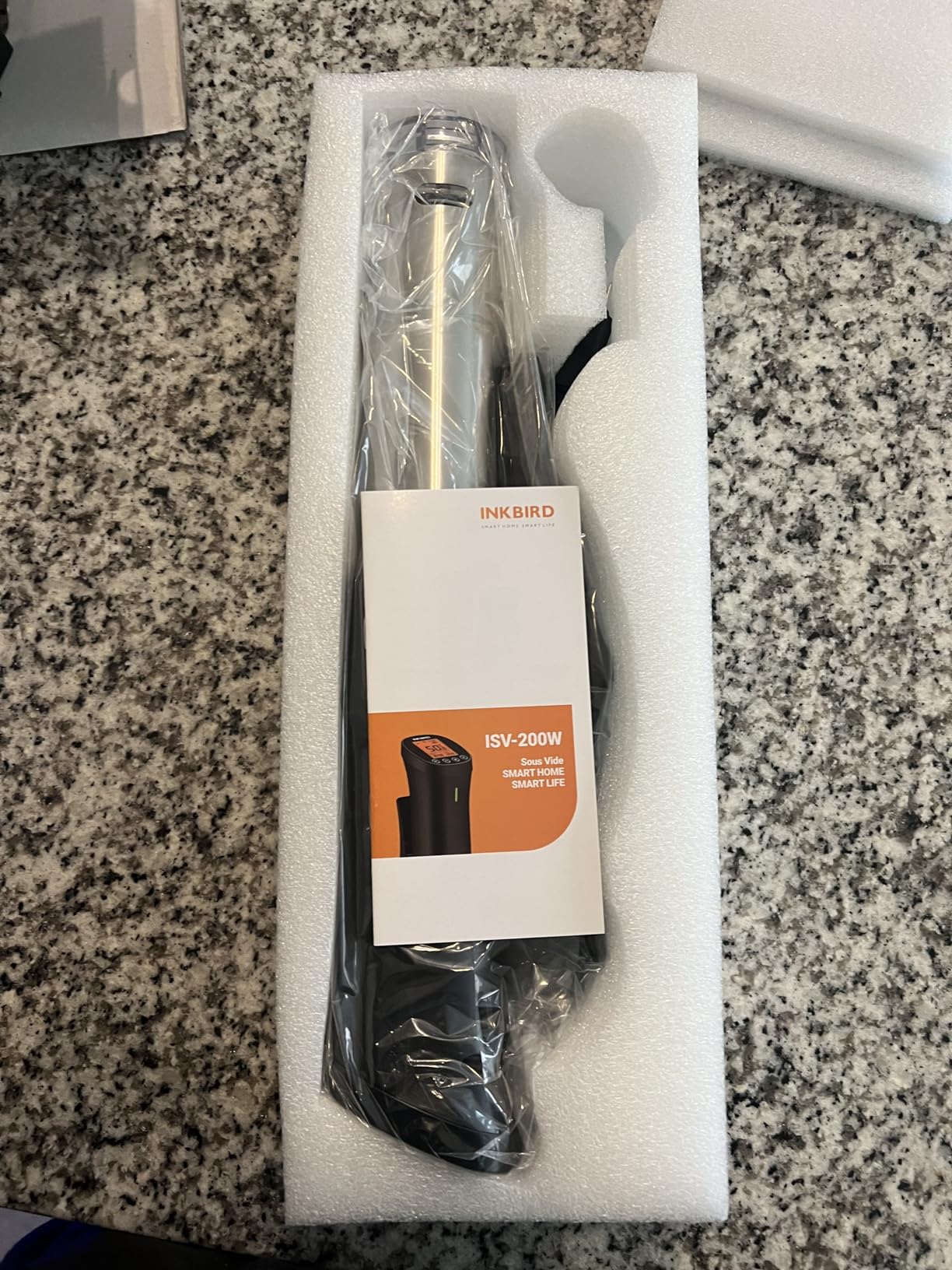 INKBIRD 2.4G Wifi Sous Vide Cooker ISV-200W 1000W Sous Vide w/APP Recipes,Remote Control Immersion Circulator with Free APP, Timer Alarm Mobile Notification 3D Water Fast Heating, Ultra-Quiet customer photo 1