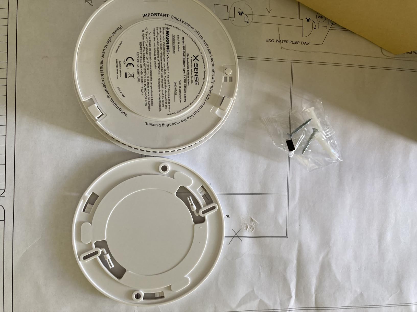 X-Sense Smoke Detector, 10-Year Battery, UL 217 Certified, SD2J0AX, 1-Pack customer photo 2