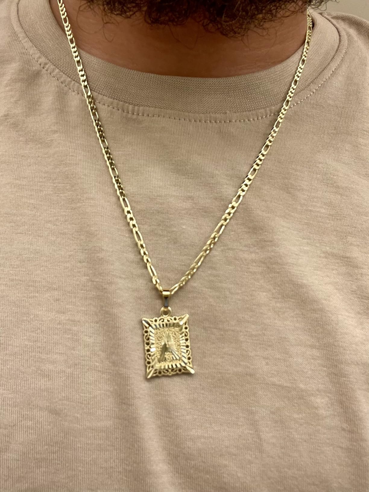 KissYan Initial Necklaces for Women Men customer photo 2