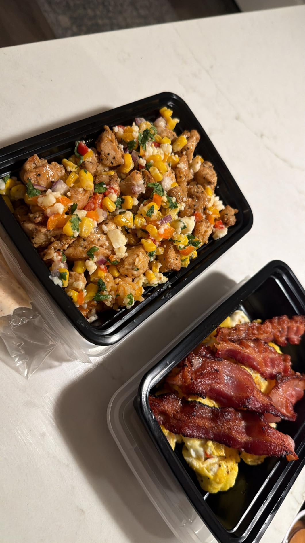 Meal Prep Containers, 50 Pack Extra-thick Food Storage Containers with Lids, Disposable & Reusable Plastic Bento Lunch Box, BPA Free, Stackable, Microwave/Dishwasher/Freezer Safe (24 oz) customer photo 1