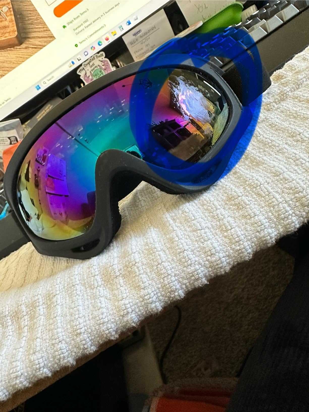 MAMBAOUT 2-Pack Snow Ski Goggles, Snowboard Goggles for Men, Women, Youth, Boys or Girls customer photo 1