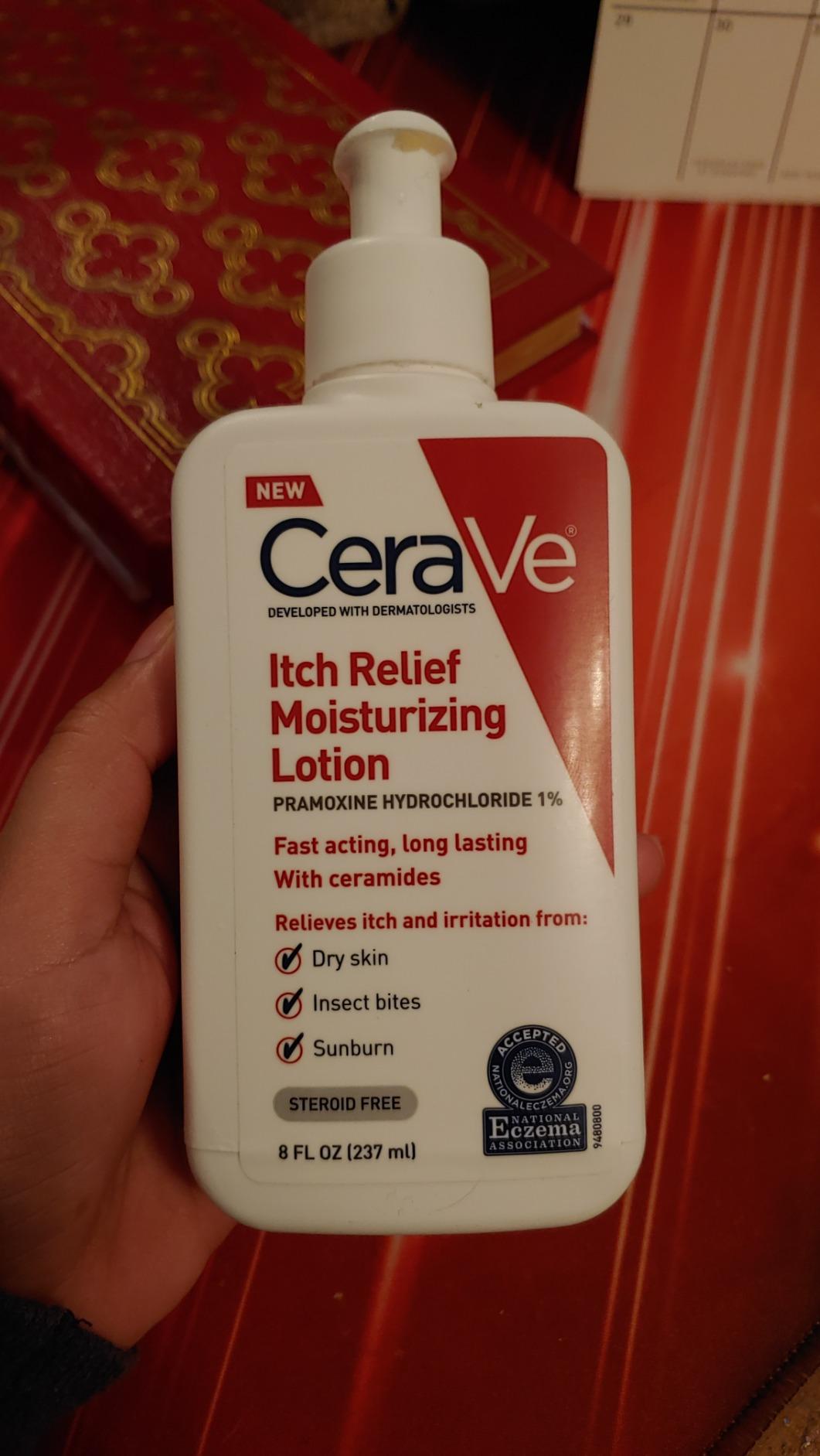 CeraVe Anti Itch Lotion, Hyaluronic Acid Body Moisturizer for Dry Skin,16oz customer photo 1