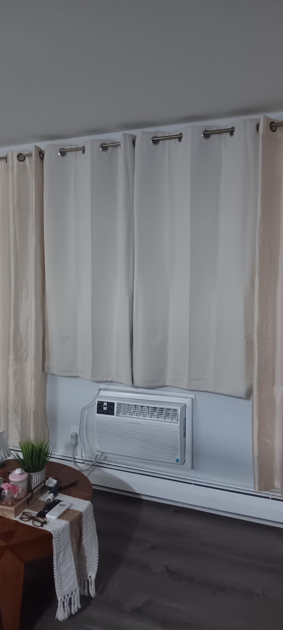 H.VERSAILTEX Blackout Curtains for Bedroom Thermal Insulated Room Darkening Living Room Curtains 63 Inch Long Grommet Privacy Protection Window Curtain Panels/Drapes for Nursery,2 Panels,Ivory/Cream customer photo 1