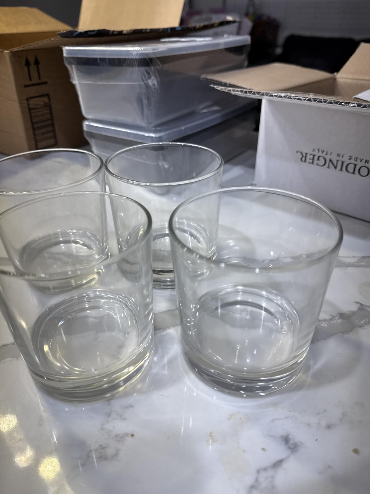 Godinger Drinking Glasses, Tall Highball Glasses Set of 4, Made in Italy customer photo 1