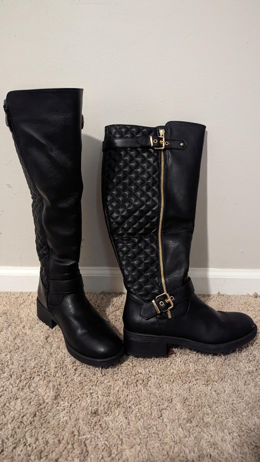 DREAM PAIRS Women's Knee High Boots Wide Calf Tall Boots customer photo 1