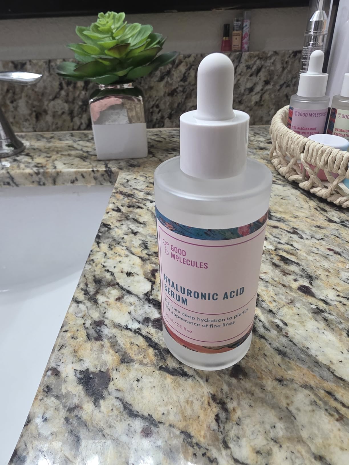 Good Molecules Hyaluronic Acid Serum for Face, Hydrating Serum, 2.5 fl oz customer photo 2