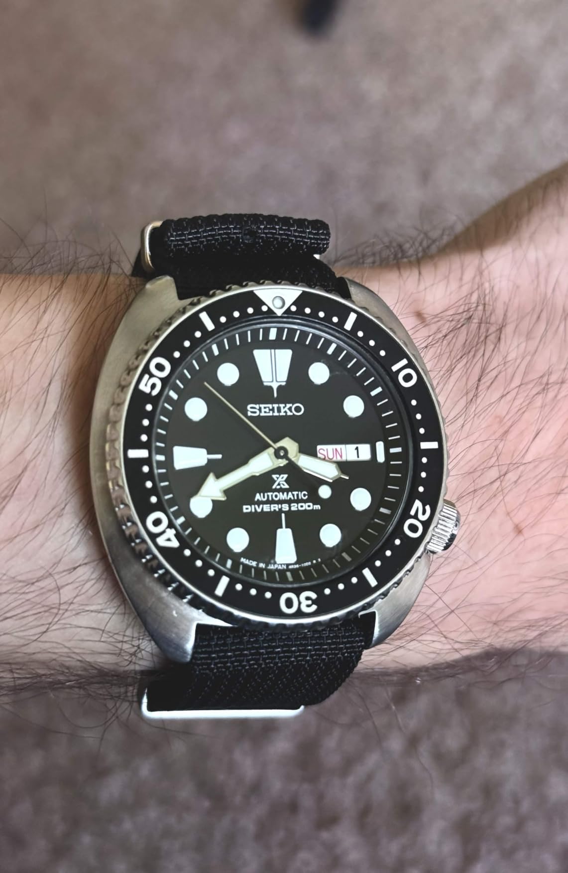 SEIKO Automatic Watch for Men - Prospex Automatic Diver - Patterned Dial customer photo 1