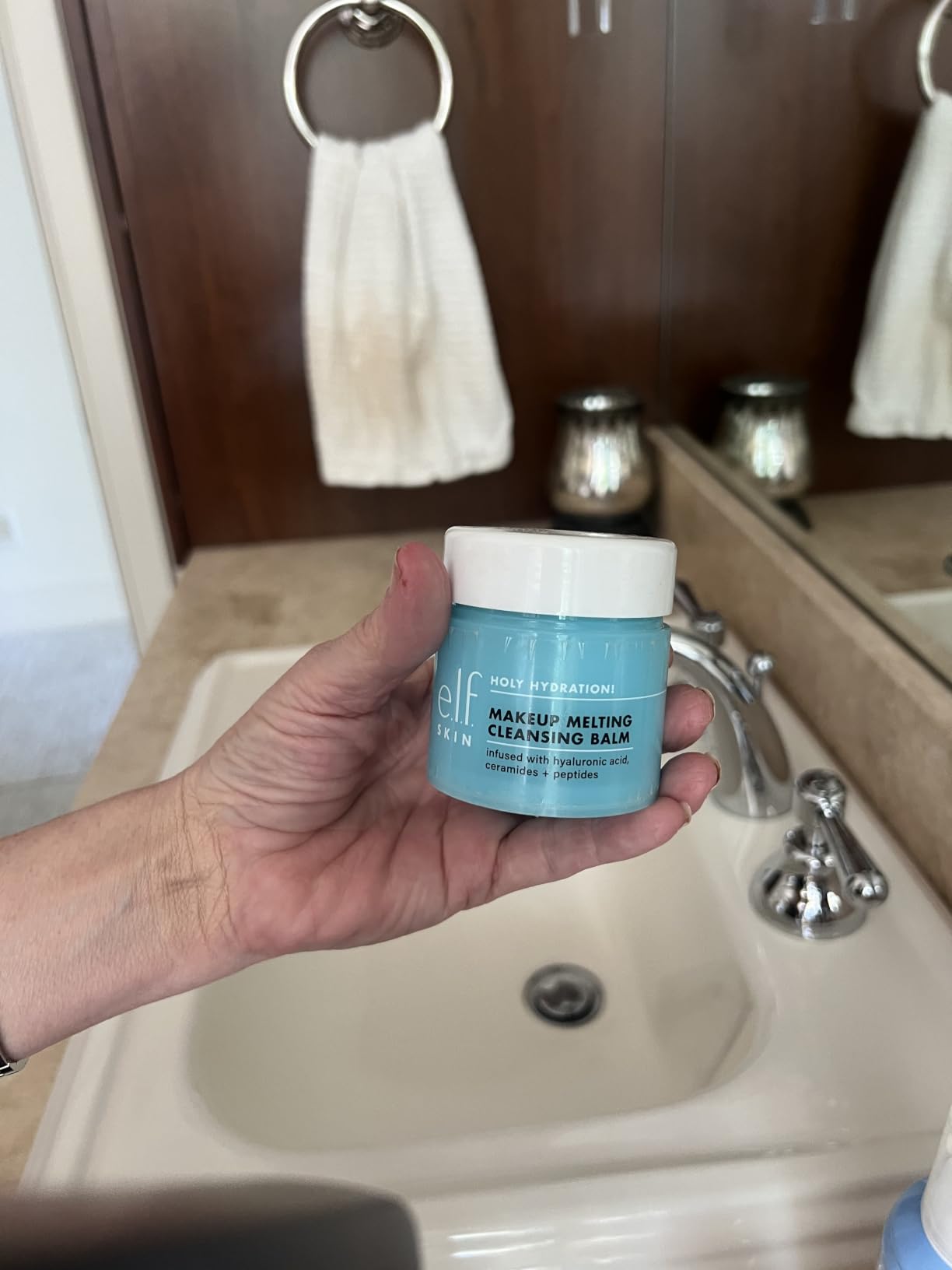 e.l.f. SKIN Holy Hydration! Makeup Melting Cleansing Balm, 2 oz customer photo 2