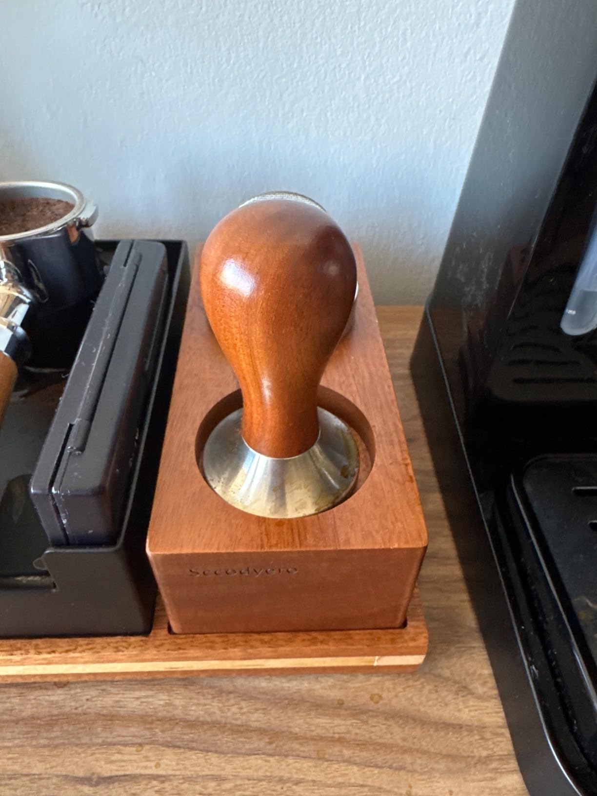 KYONANO 51mm Espresso Coffee Tamper with 304 Stainless Steel Ripple Base customer photo 1
