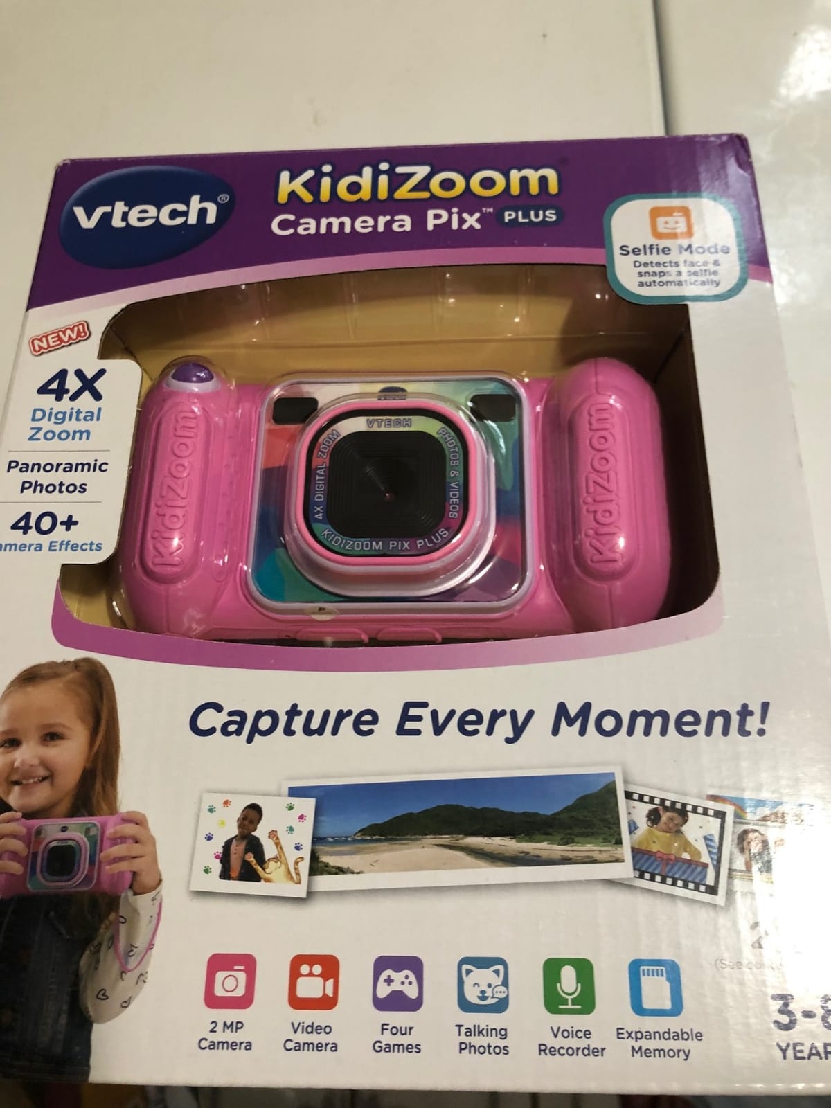 VTech KidiZoom Camera Pix Plus, Pink customer photo 1