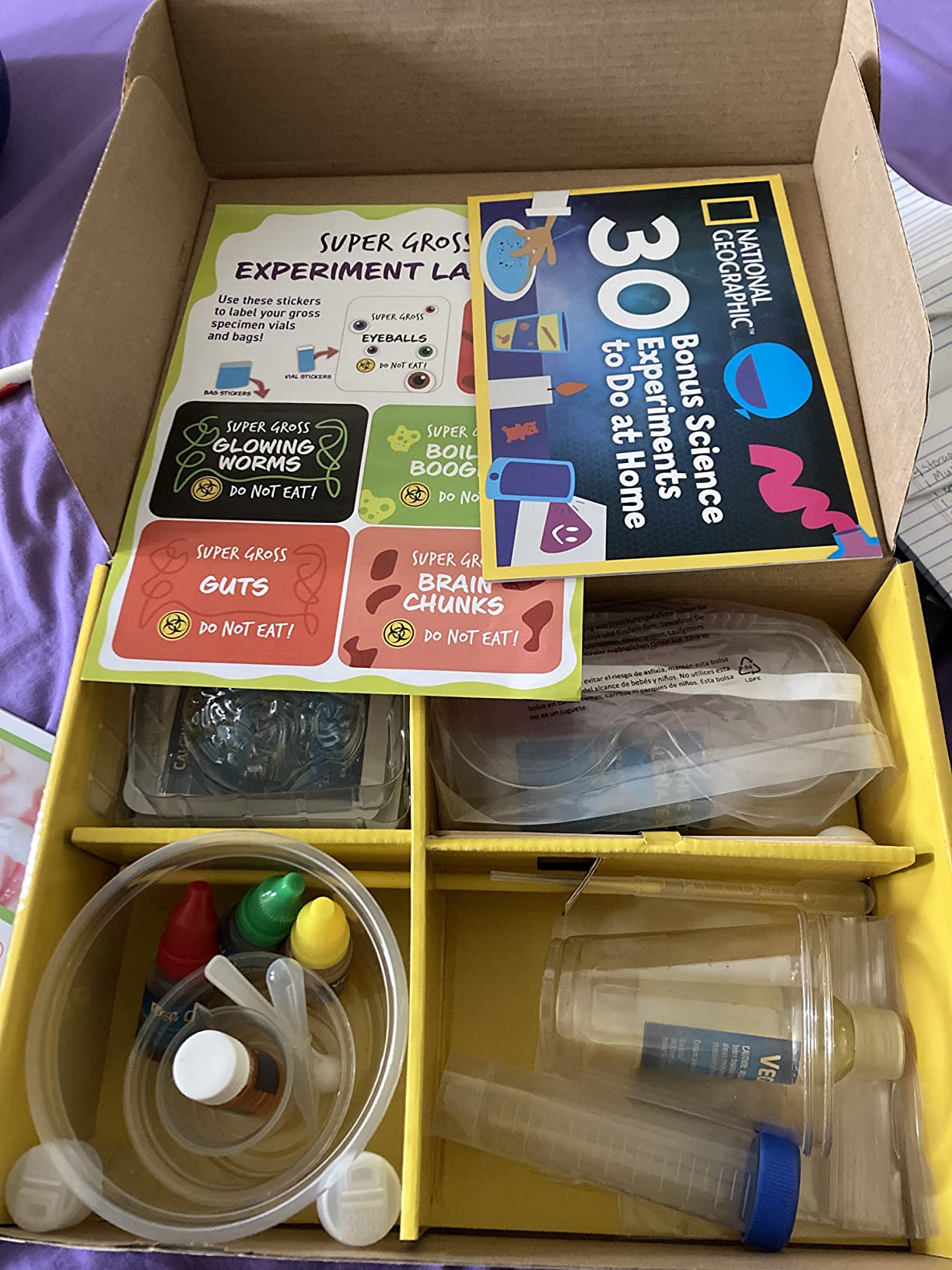 National Geographic Gross Science Kit with 45 Experiments for Kids 8-12 customer photo 2