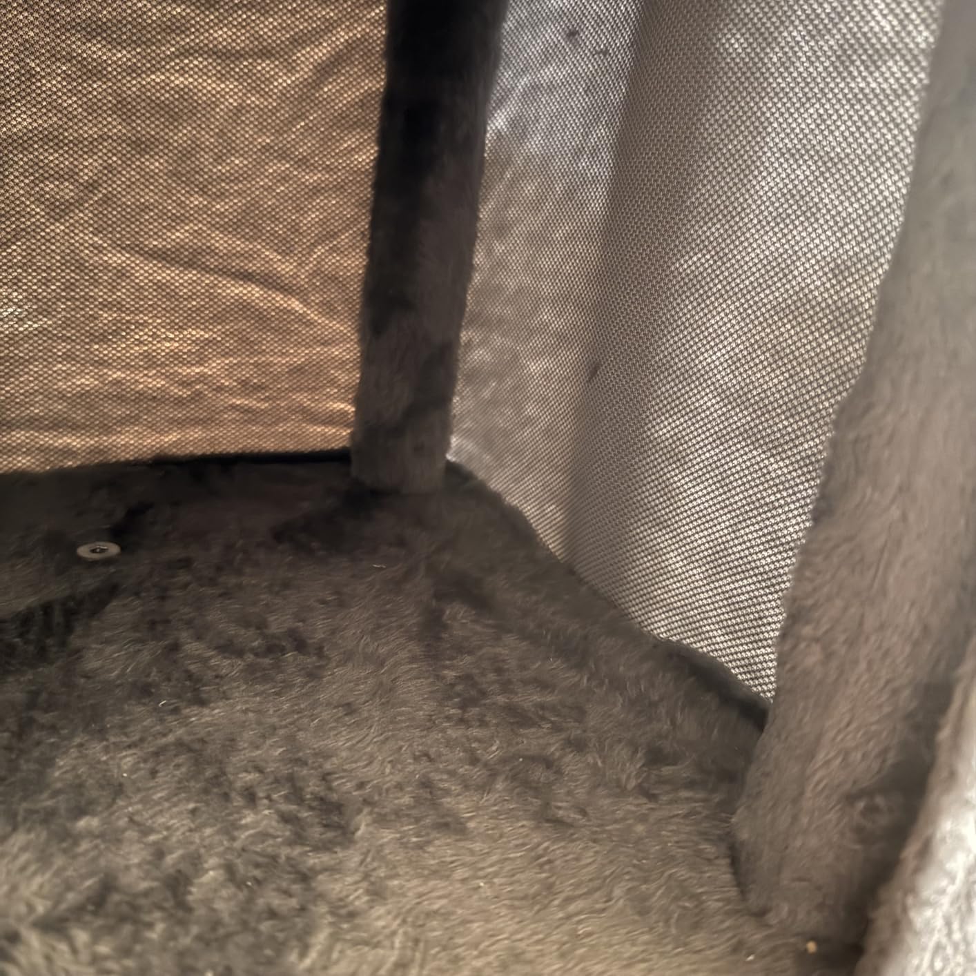 Yaheetech Small Cat Tree 23.5in for Kittens & Senior Cats, Low Profile Gray customer photo 1