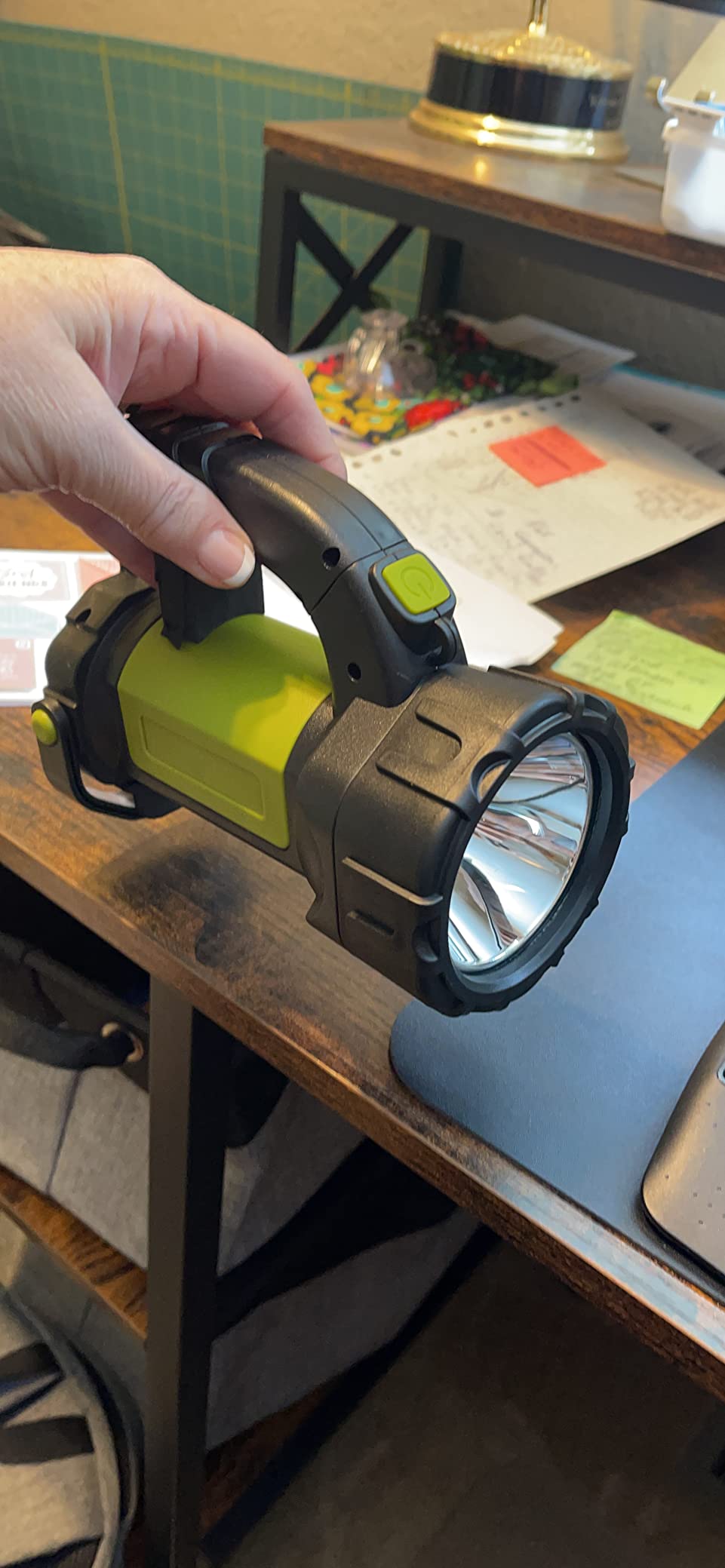 AlpsWolf Camping Lantern Rechargeable, LED Flashlight Spotlight Lantern with 800LM, 3600 mAh, Strap Included Portable Bright Camping Light for Emergency, Outdoor Hiking, Power Outages customer photo 2