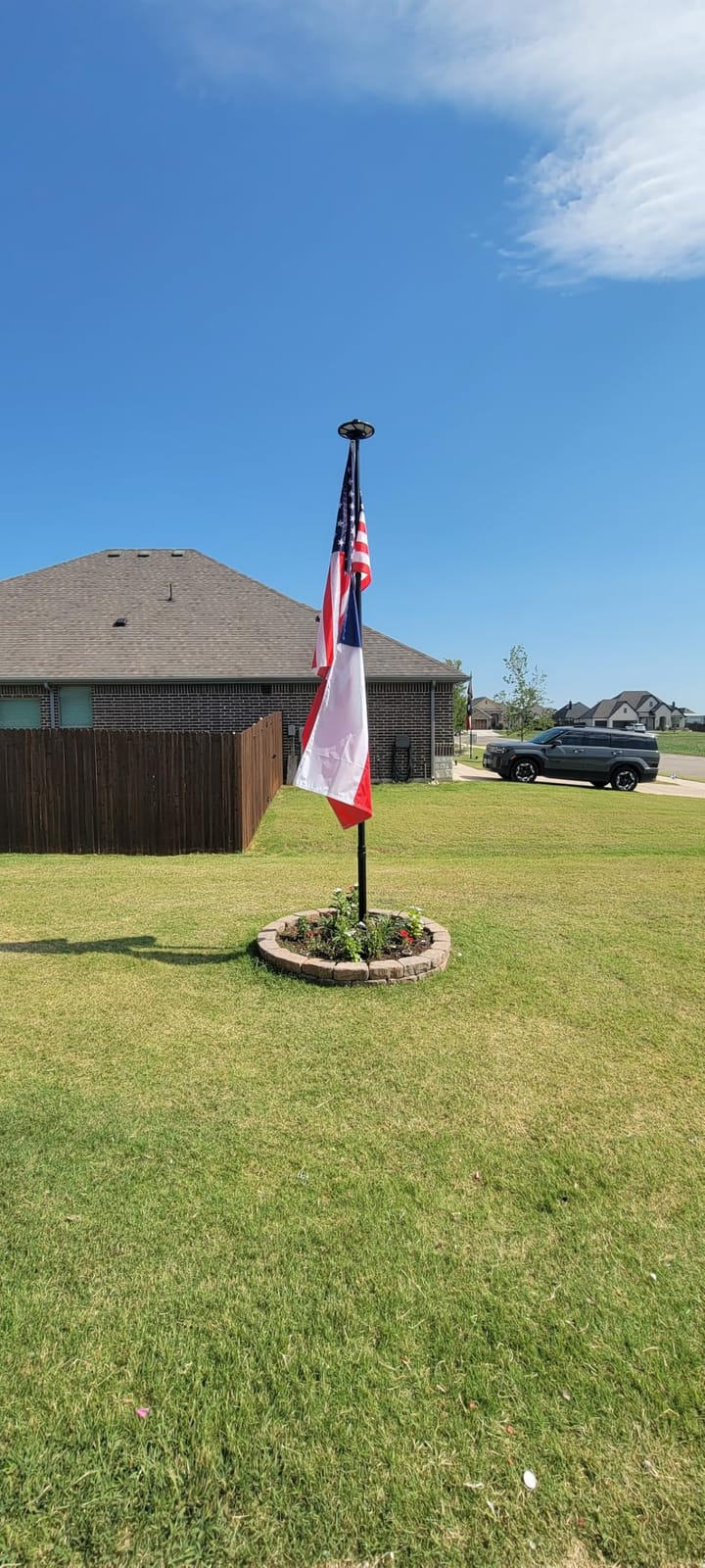 20 FT Telescoping Flag Pole, Heavy Duty Aerospace Aluminum Flagpole Kit customer photo 1