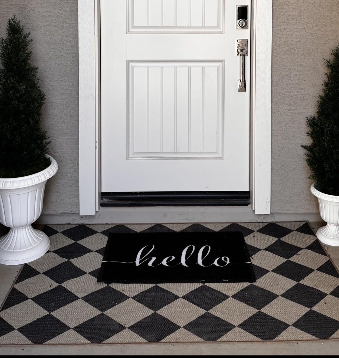 Door Mat Welcome Mat Floor Mat for Entryway, Patio, High Traffic Areas customer photo 1