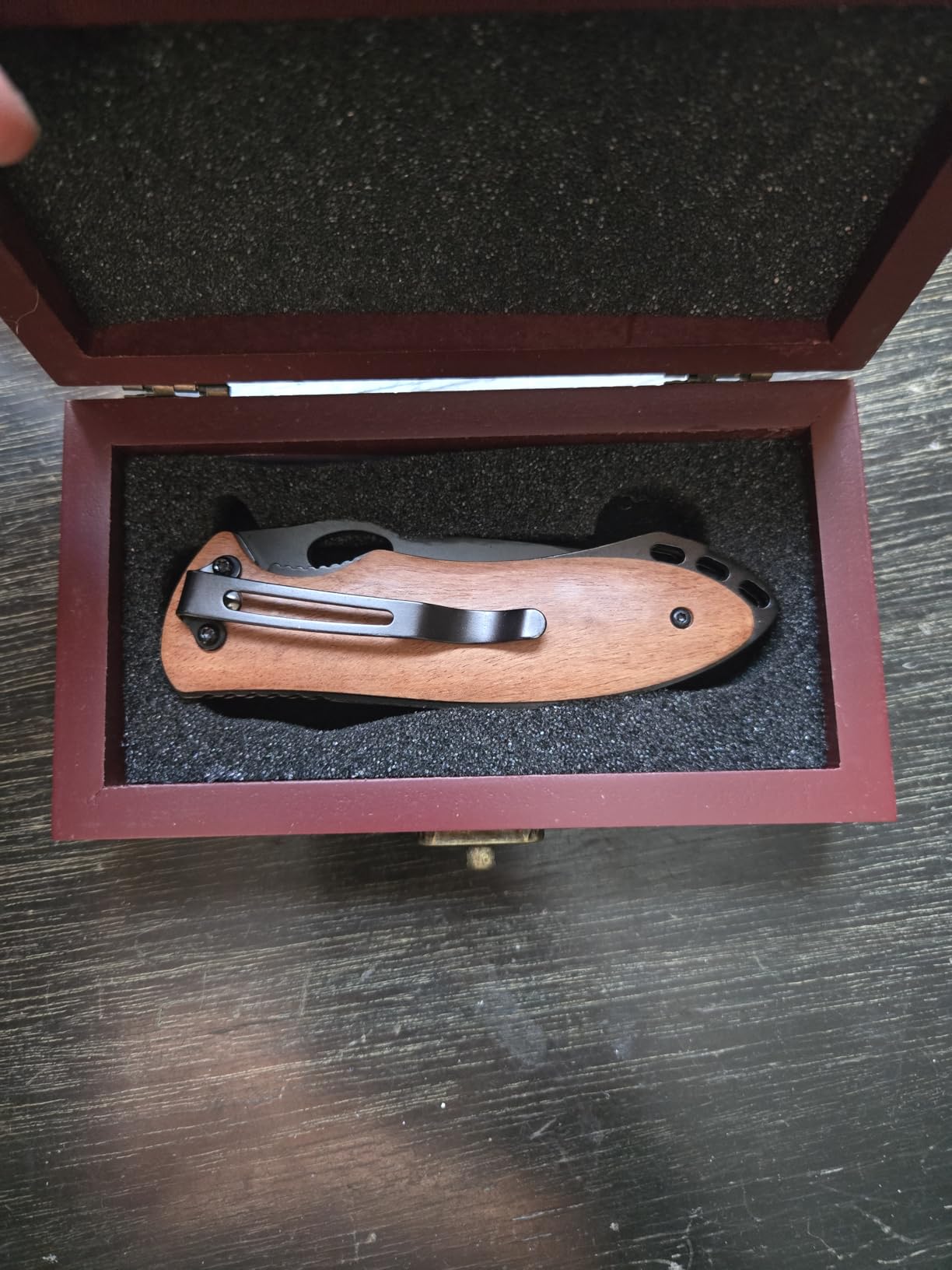 Lara Laser Works Personalized Pocket Knife for Men - Custom Engraved Knife with Name - Groomsman Gift, Father's Day, Gift for Son and Dad customer photo 2