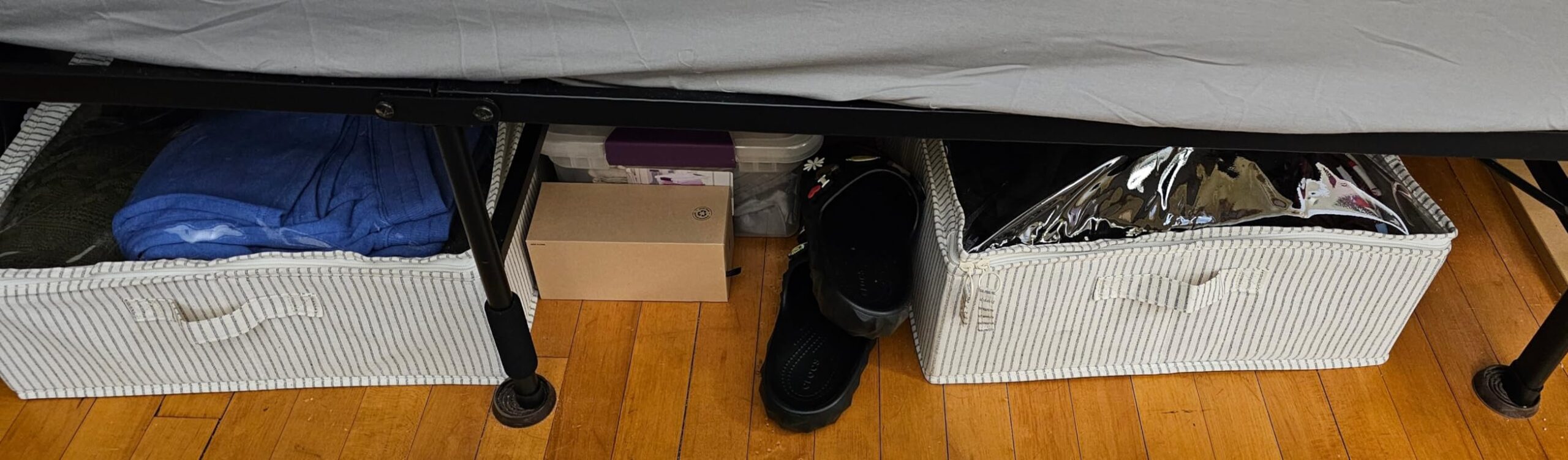 StorageWorks 6 Inch Low Profile Under Bed Storage Containers with Clear Lid customer photo 2