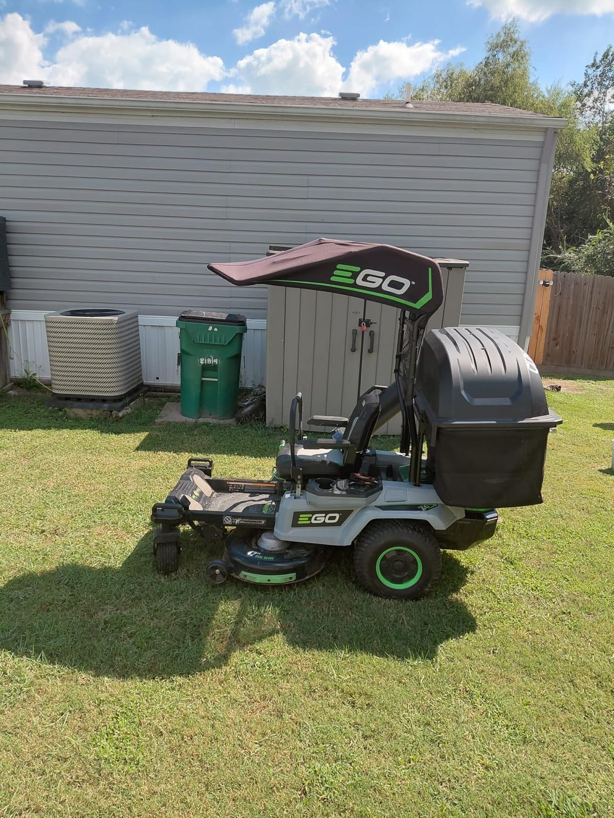 EGO Power+ Bagger Kit for Electric 42” Zero Turn Riding Mower ZT4204L - ABK4200 customer photo 2