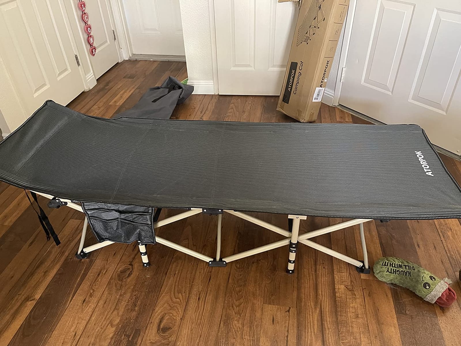 ATORPOK Camping Cot for Adults Comfortable, Tent Folding Cot for Sleeping customer photo 1