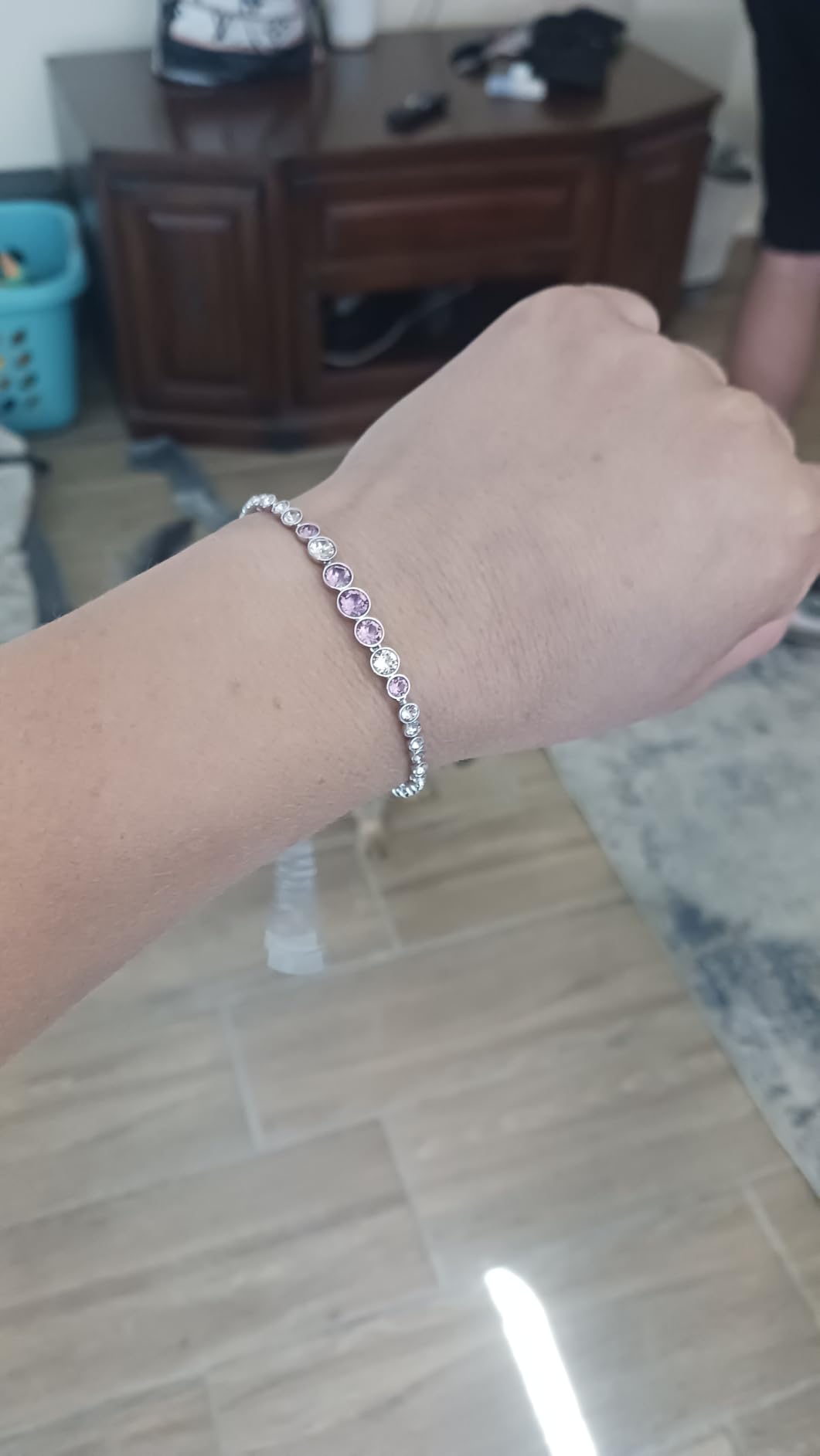 Swarovski Emily Tennis Bracelet Jewelry Collection customer photo 1