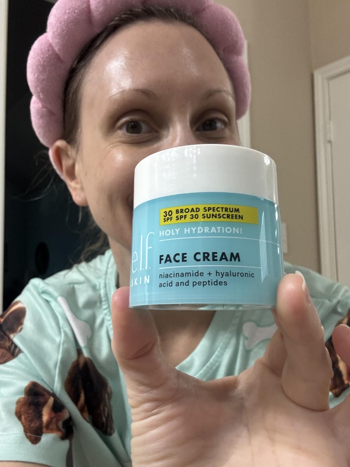 e.l.f. SKIN Holy Hydration! Face Cream SPF 30 Sunscreen Moisturizer, 1.7 oz customer photo 2