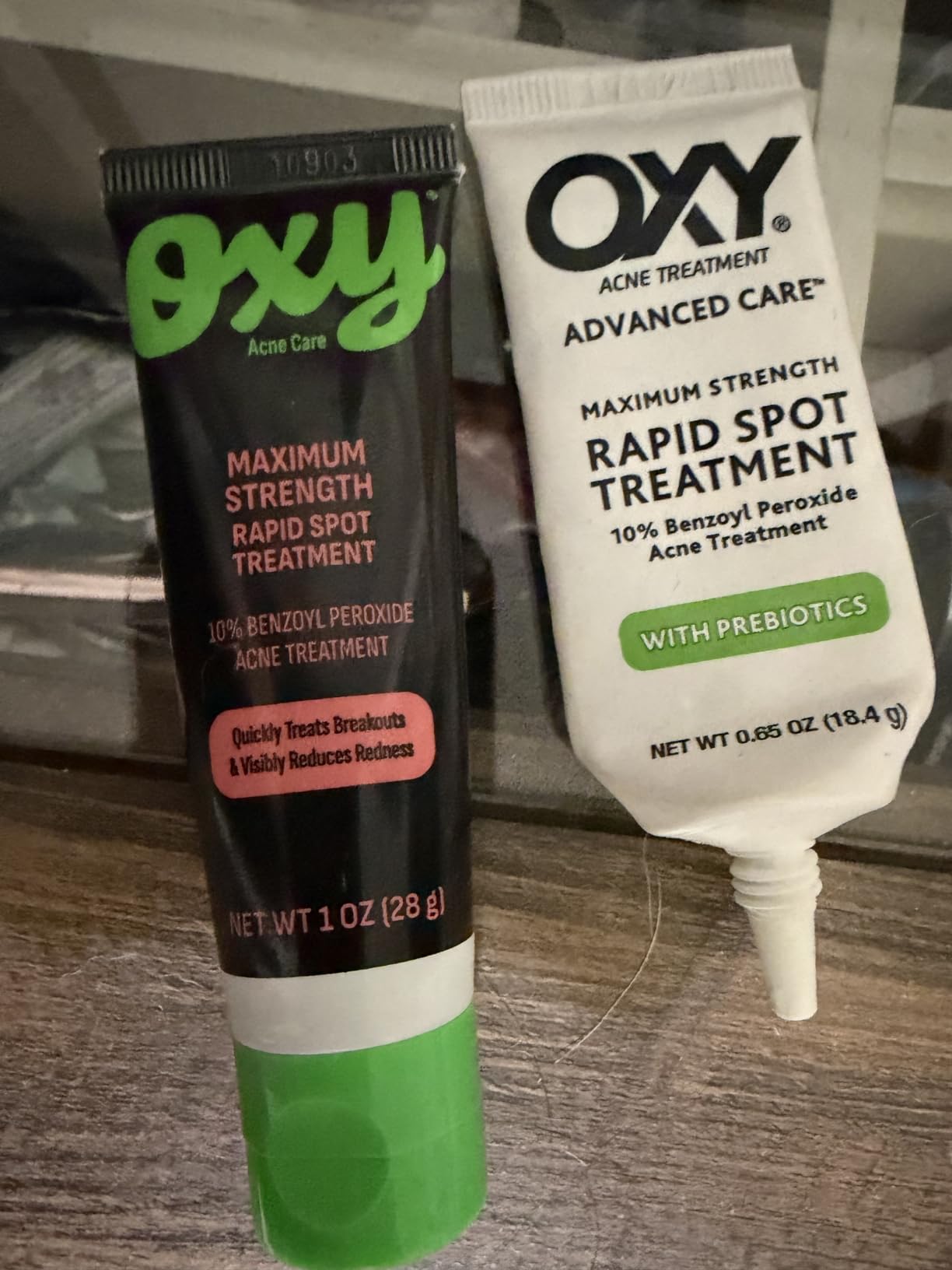 Oxy Rapid Acne Spot Treatment for Face & Body, Maximum Strength 10% Benzoyl Peroxide Blemish Cream Medication for Blackheads, Prebiotic Pimple Cream for Acne Prone Skin Care, 1 oz customer photo 1