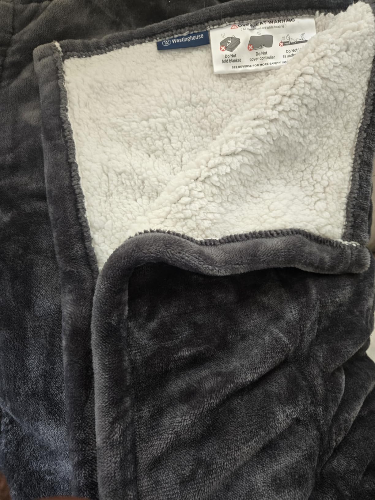 Westinghouse Heated Throw Blanket, 50