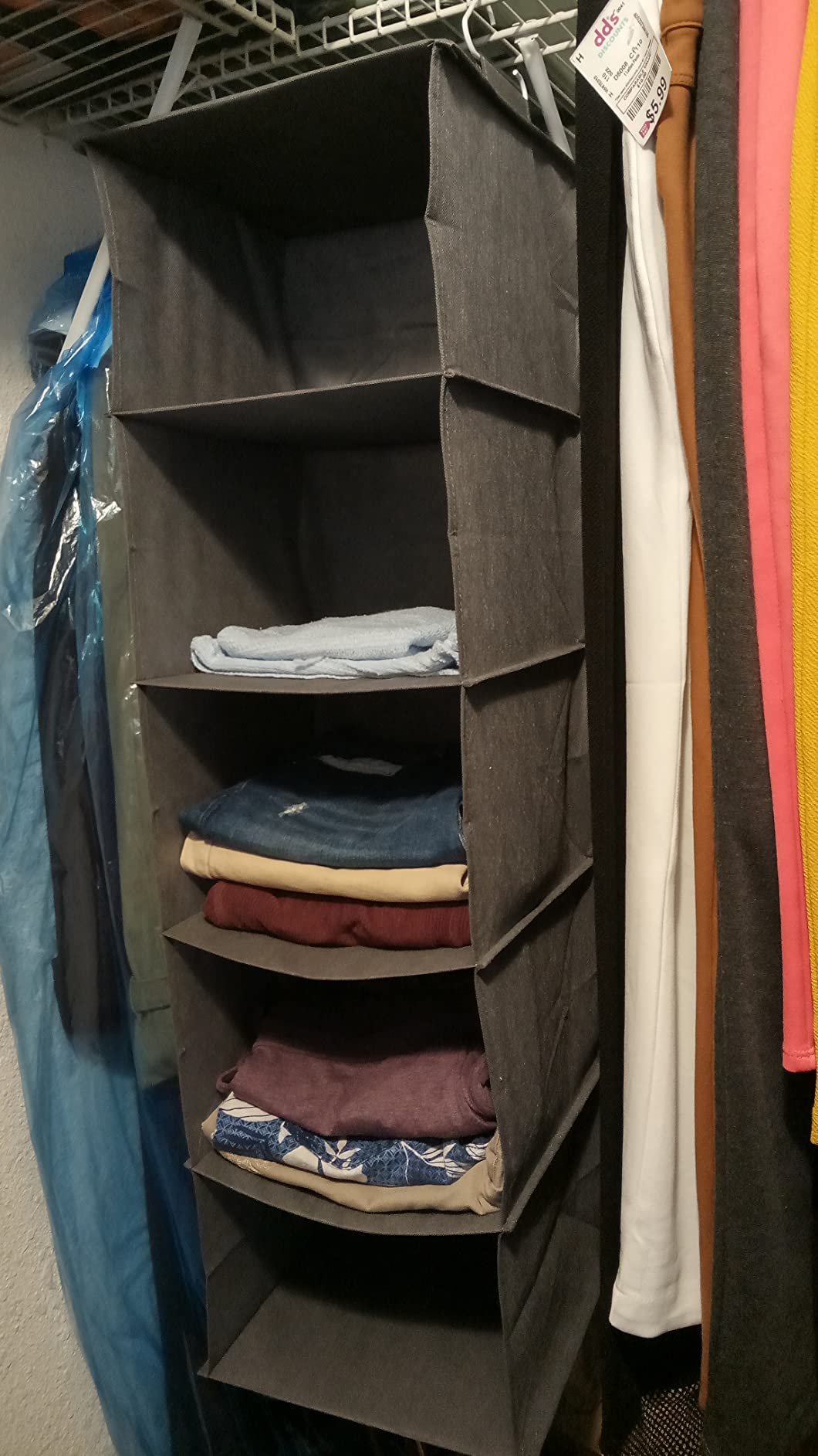 Lifewit Hanging Closet Organizer and Storage for Clothes 5 Tier customer photo 2