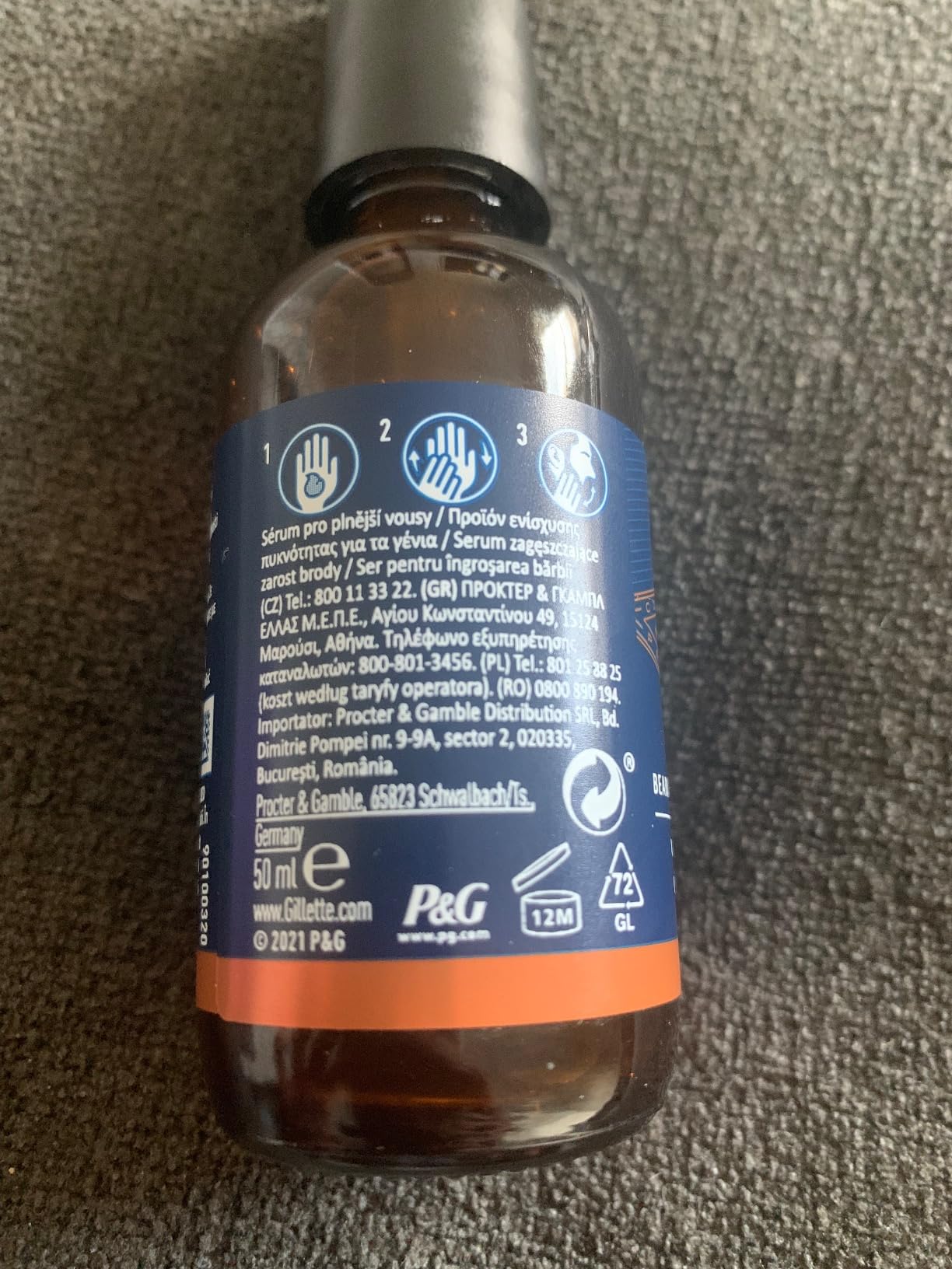 King C. Gillette Beard Thickener formulated with Vitamin B complex and Caffeine, 1.7oz customer photo 2