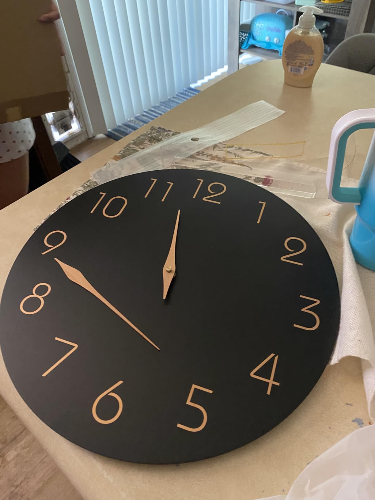 Mosewa Wall Clock Battery Operated 10