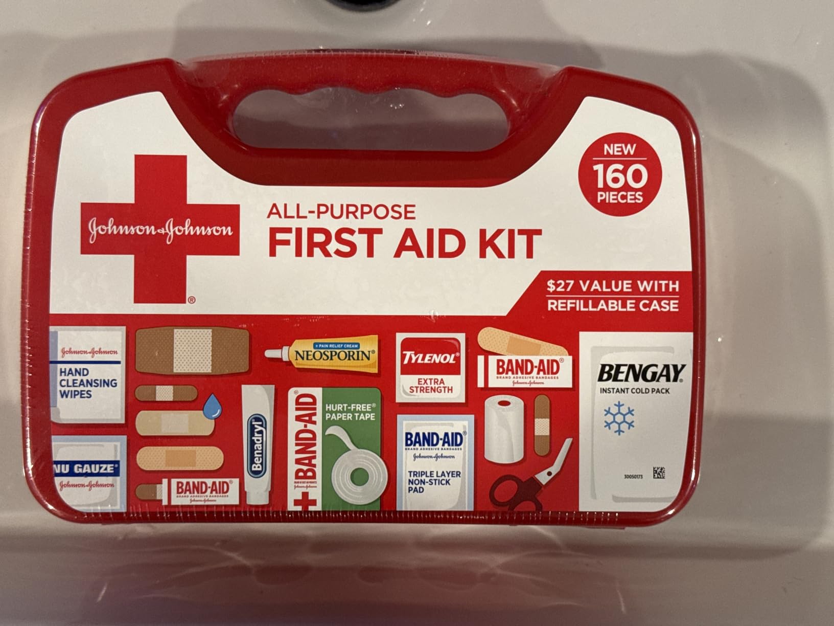 BAND-AID Brand All-Purpose Portable Compact First Aid Kit, 160 Piece customer photo 2
