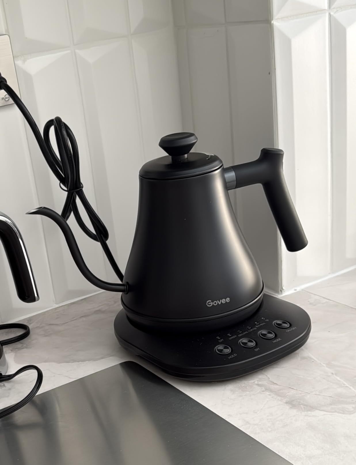 Govee Smart Electric Kettle, WiFi Variable Temperature Gooseneck Tea Kettle customer photo 1