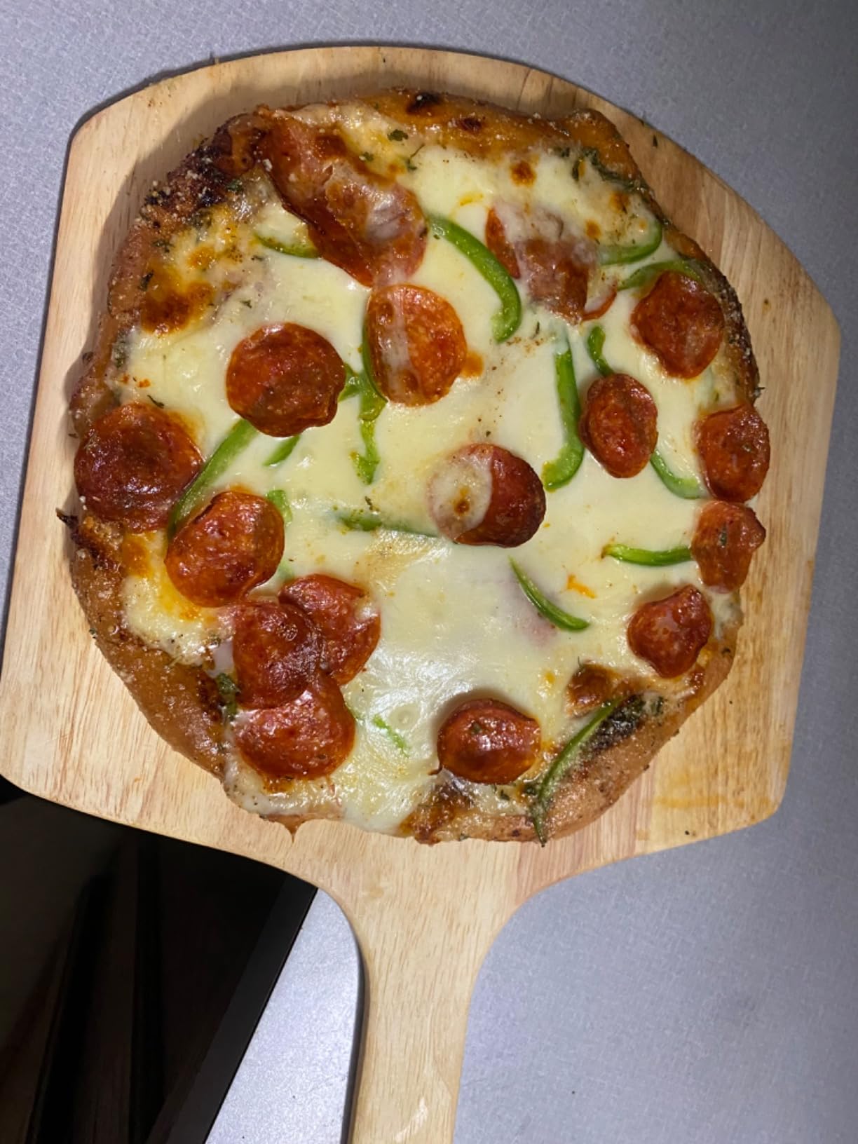 Gyreuni 15''Pizza Stone for Oven and Grill with Pizza Peel,Baking Stone Set customer photo 2